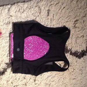 Athleta black workout bra.